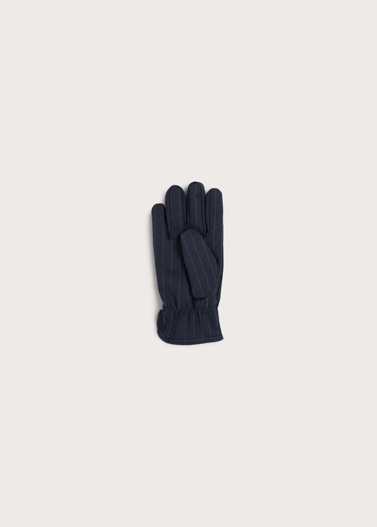BRGN Gloves Accessories 790 Navy Pinstripe