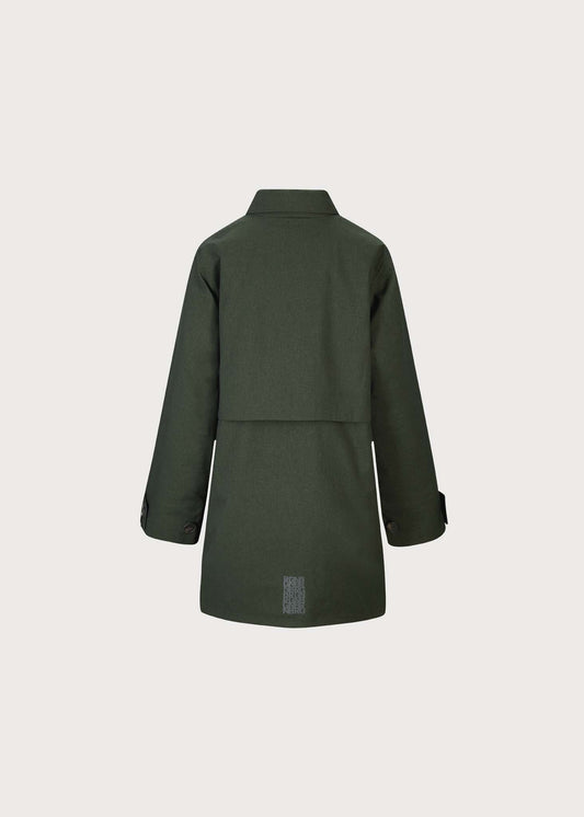 BRGN Havbris Coat Coats 880 Rosin Dark Green