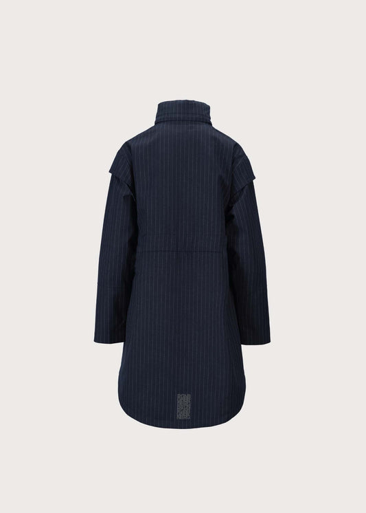 BRGN Monsun Coat Coats 790 Navy Pinstripe