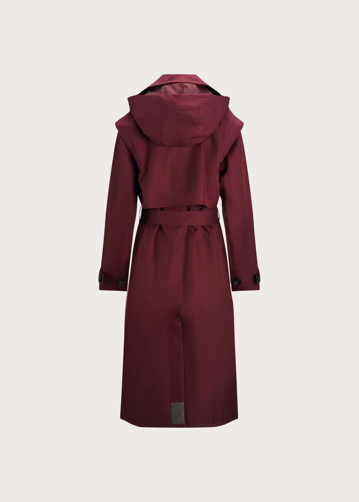 BRGN Regndråpe Trench Coat Coats 475 Wine Red