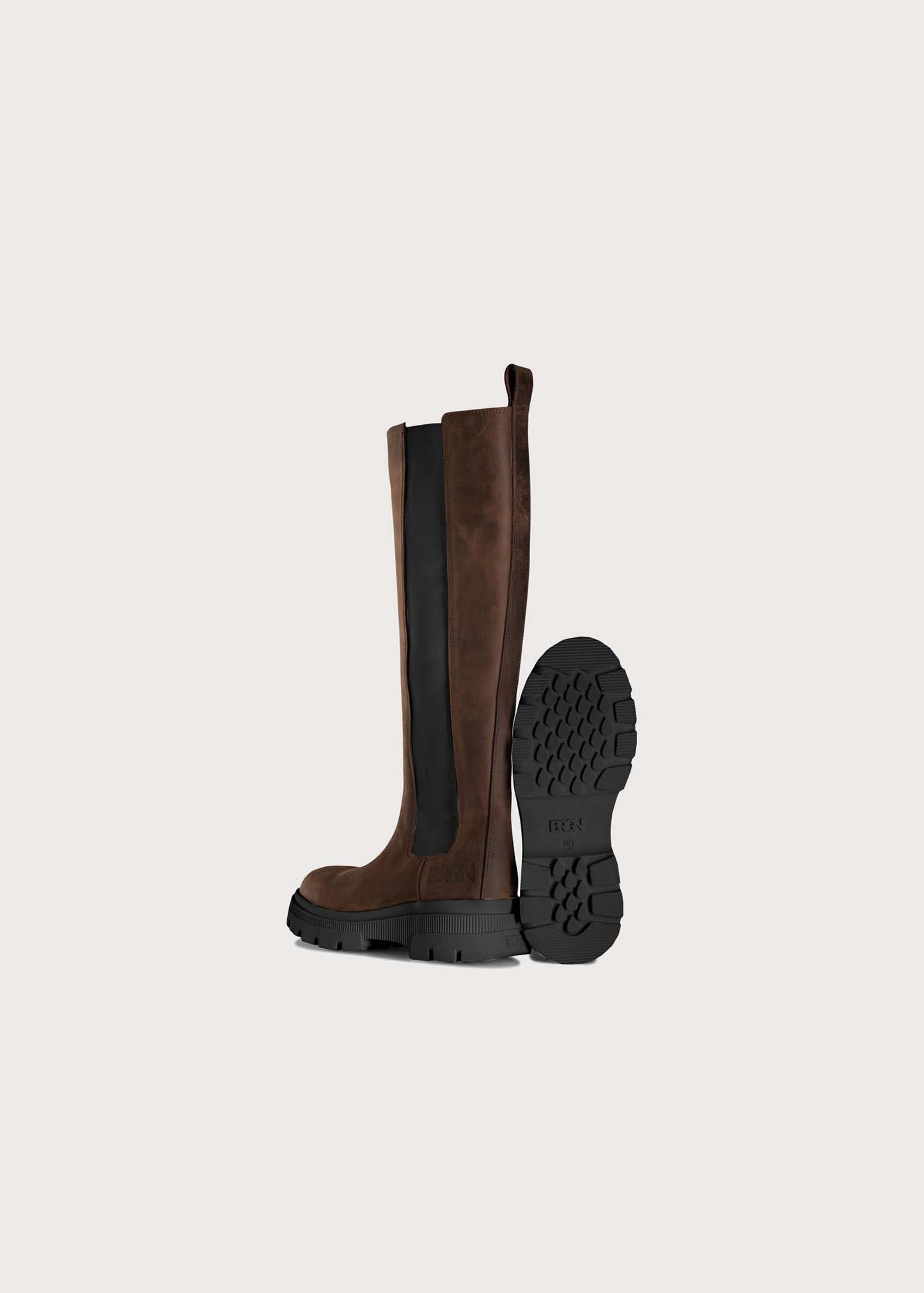 BRGN Slim High Boots Shoes 185 Brown