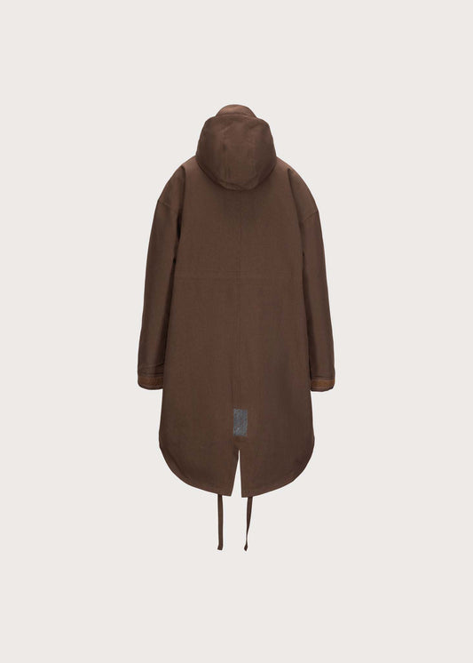 BRGN Snøstorm Parka Coats 187 Chocolate Brown