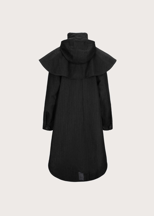 BRGN Tyfon Coat Coats 097 Black Tweed
