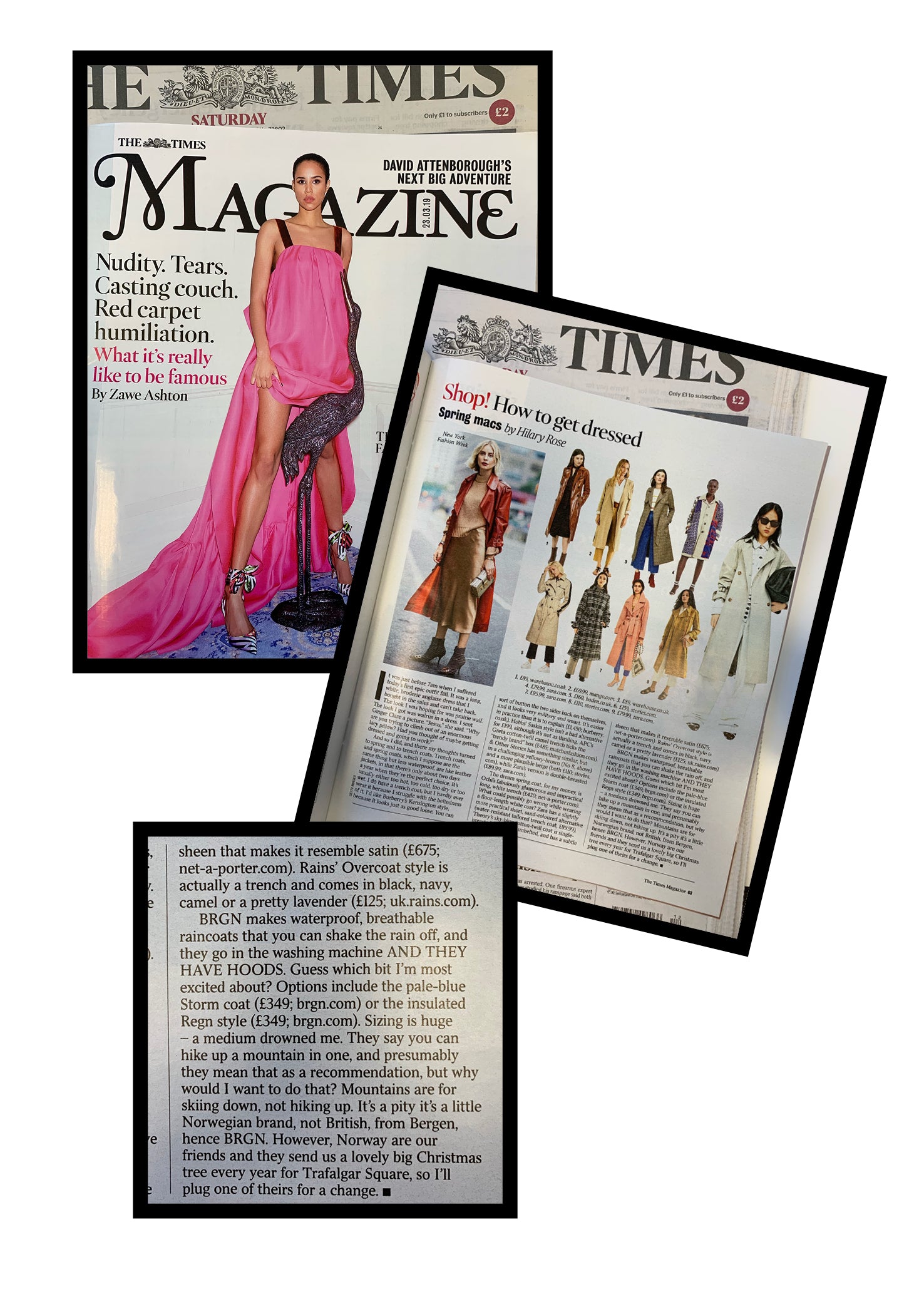 BRGN featured in The Times Magazine