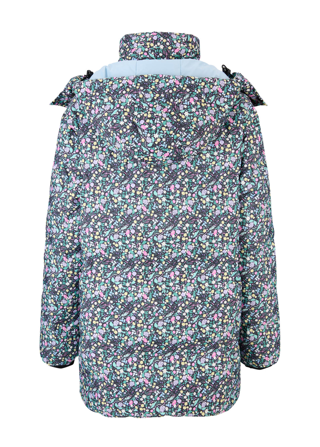 BRGN SNOW BRGN Snow Puffer Coats 908 DAAE Flower Black