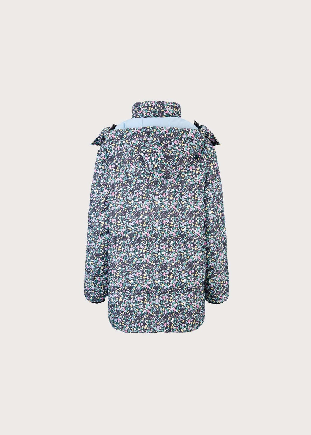 BRGN SNOW BRGN Snow Puffer Coats 908 DAAE Flower Black