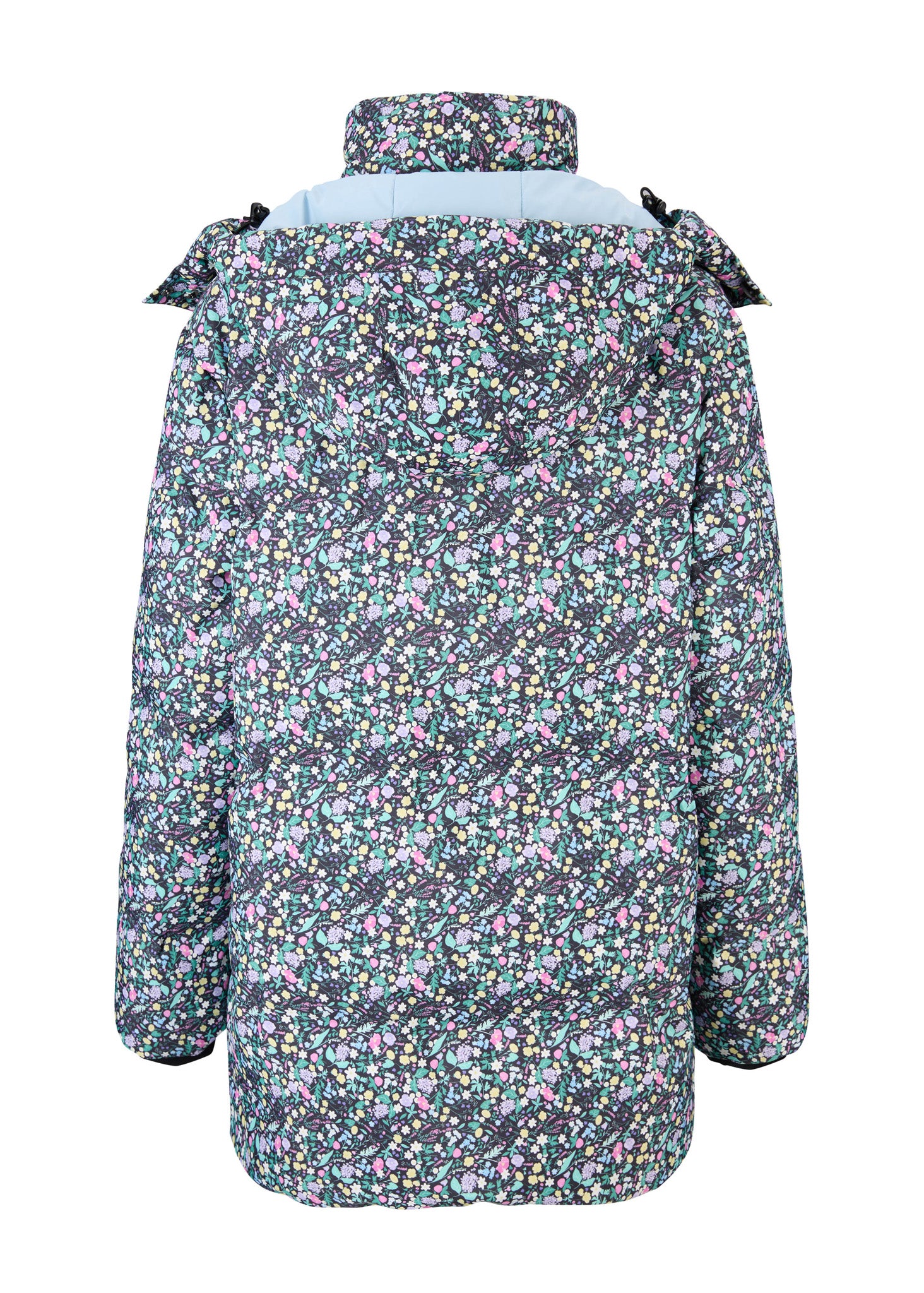 BRGN SNOW BRGN Snow Puffer Coats 908 DAAE Flower Black