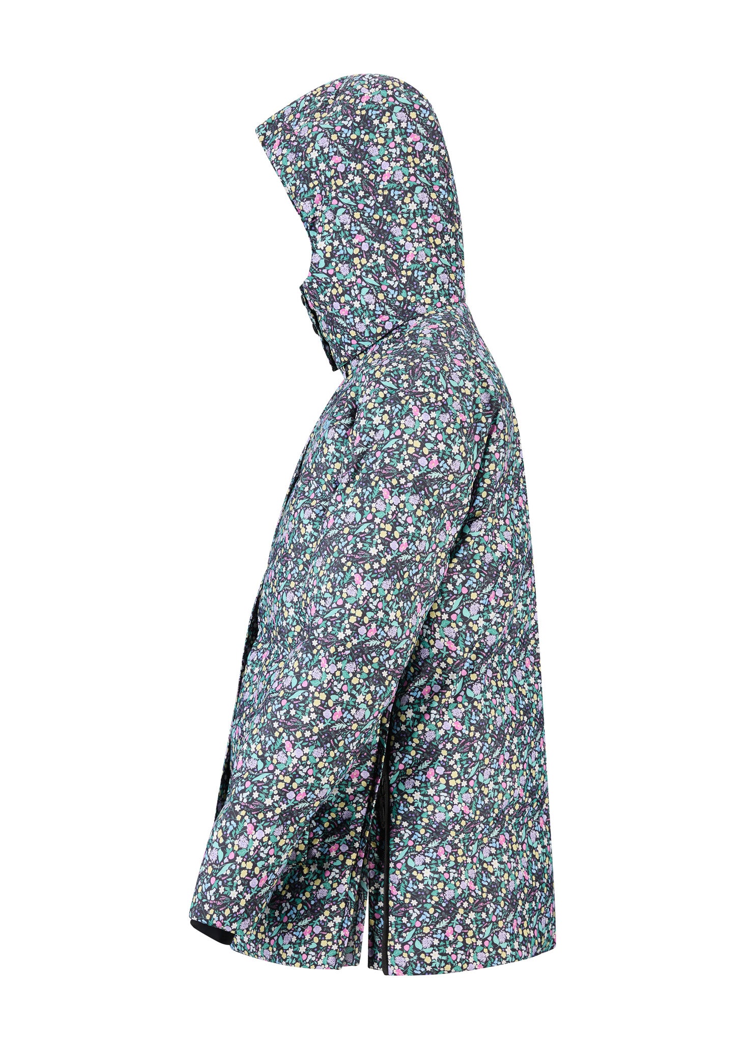 BRGN SNOW BRGN Snow Puffer Coats 908 DAAE Flower Black