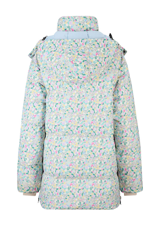 BRGN SNOW BRGN Snow Puffer Coats 911 DAAE Flower Sand
