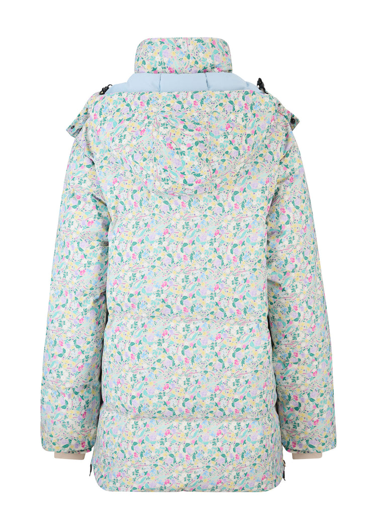 BRGN SNOW BRGN Snow Puffer Coats 911 DAAE Flower Sand