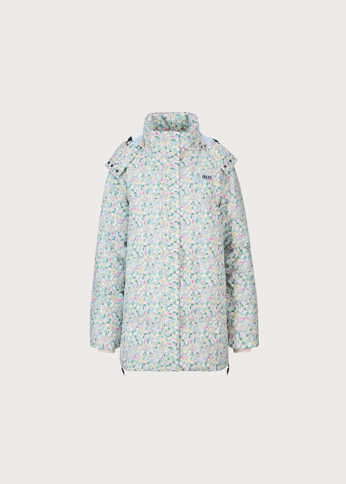 BRGN SNOW BRGN Snow Puffer Coats 911 DAAE Flower Sand