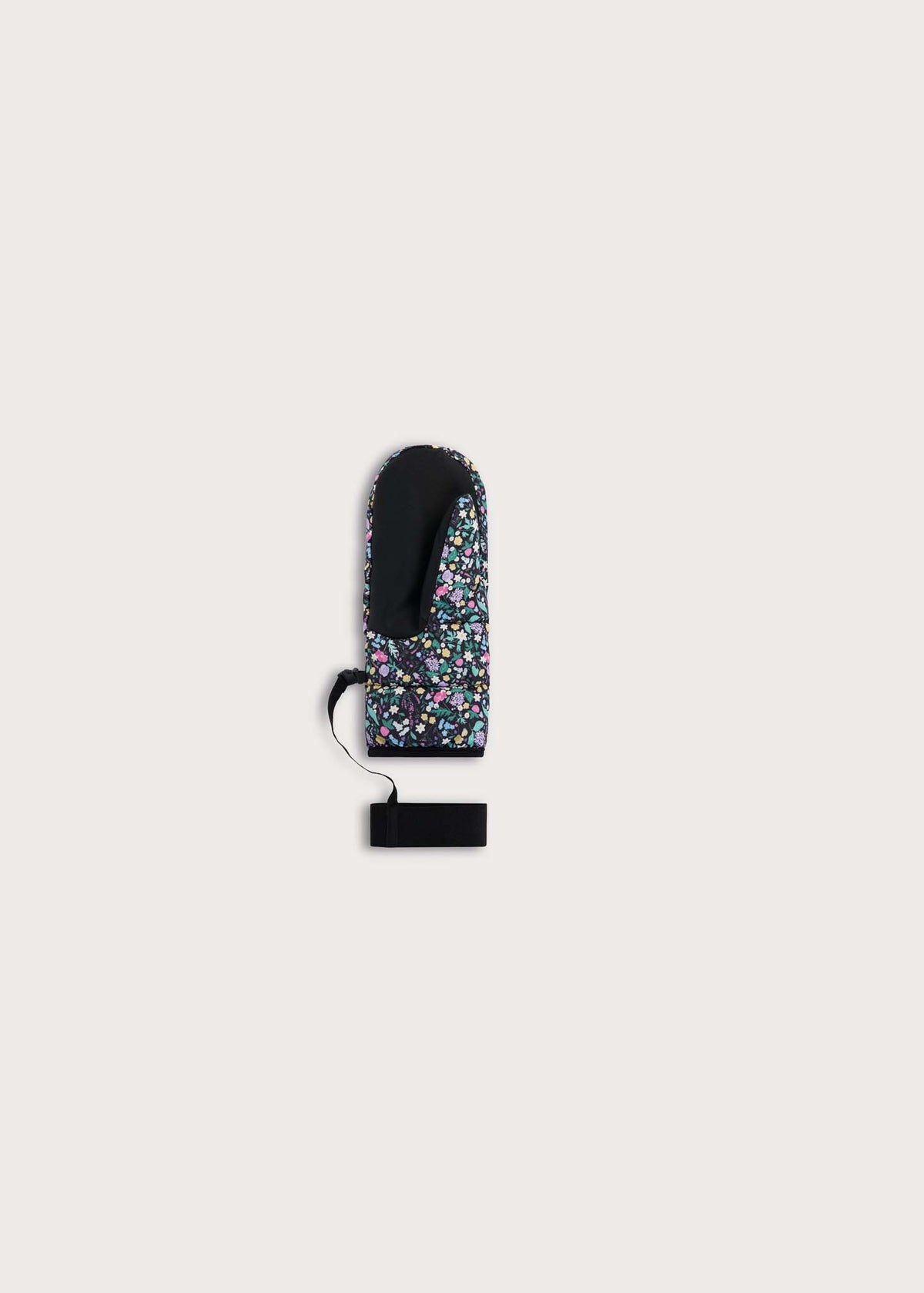BRGN SNOW BRGN Snow mittens Accessories 908 DAAE Flower Black