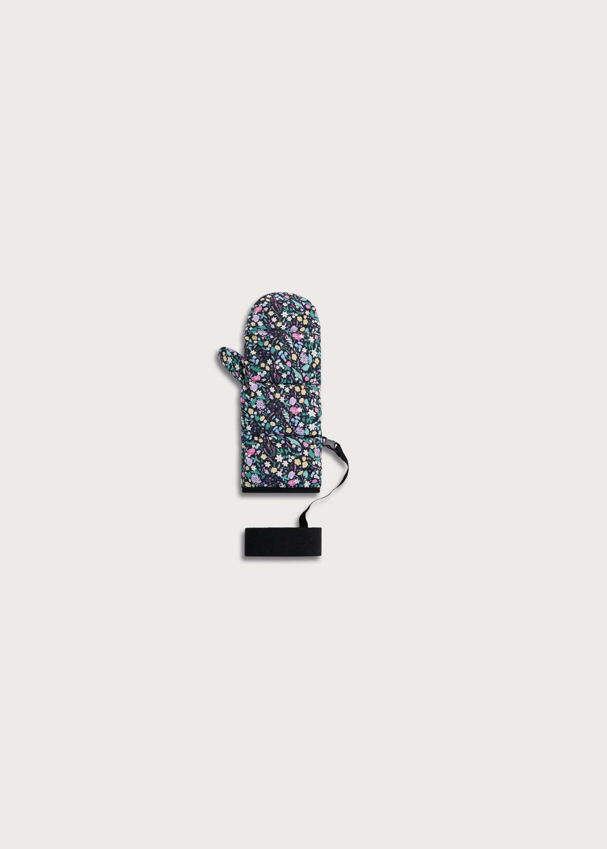 BRGN SNOW BRGN Snow mittens Accessories 908 DAAE Flower Black