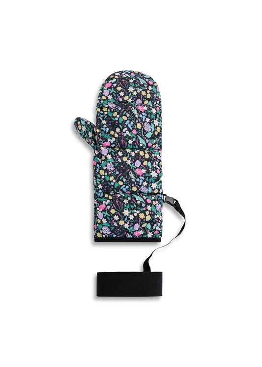 BRGN SNOW BRGN Snow mittens Accessories 908 DAAE Flower Black