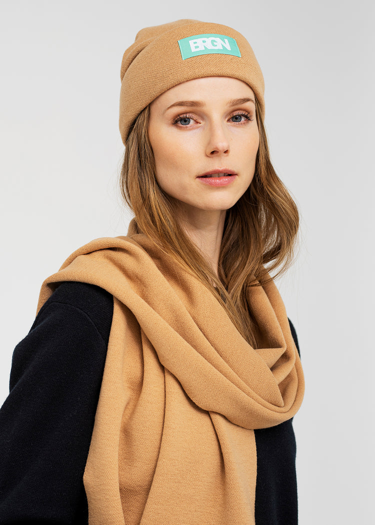 BRGN Beanie Accessories 145 Camel