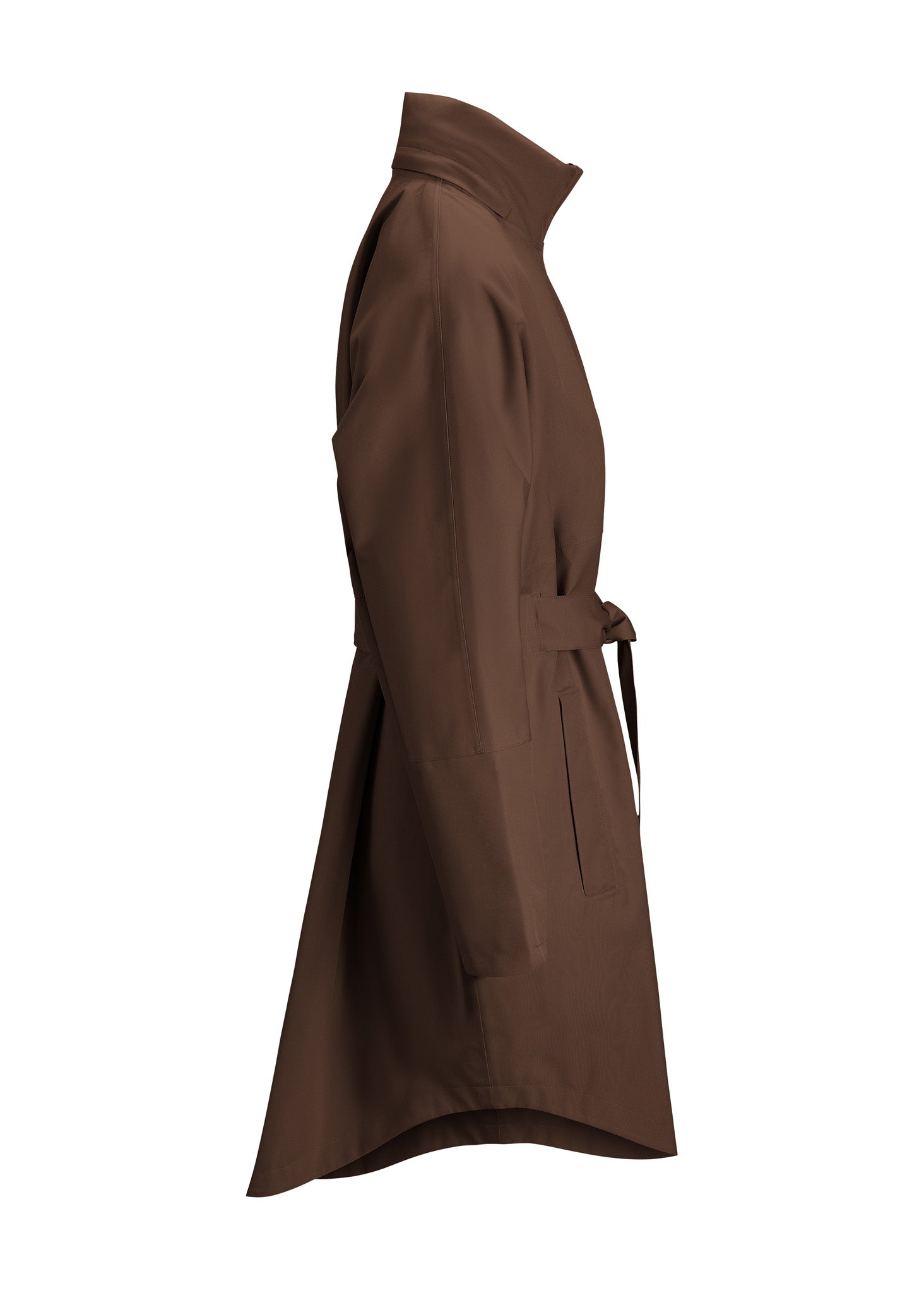 BRGN Bris Poncho Coats 187 Chocolate Brown