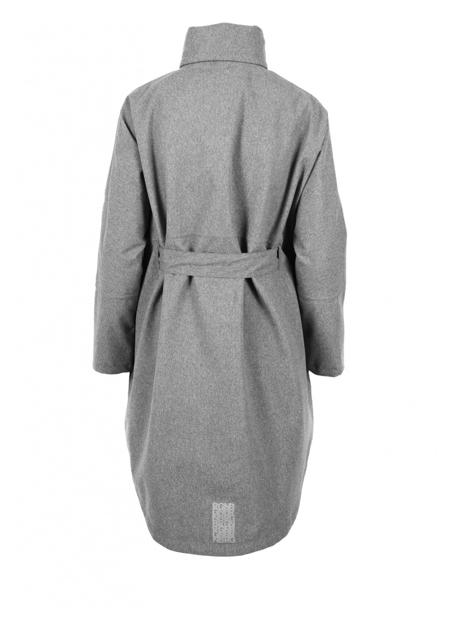BRGN Bris Poncho Coats 060 Grey Melange