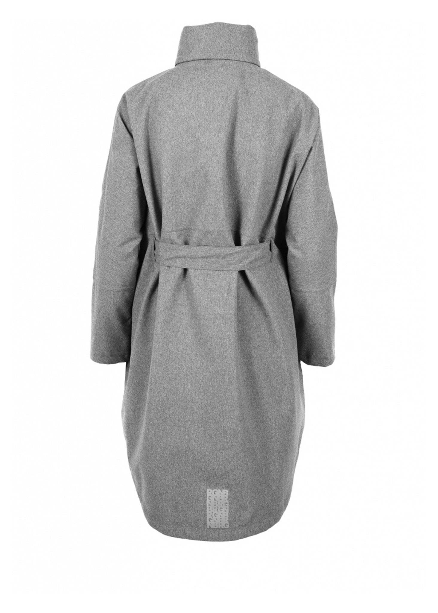 BRGN Bris Poncho Coats 060 Grey Melange