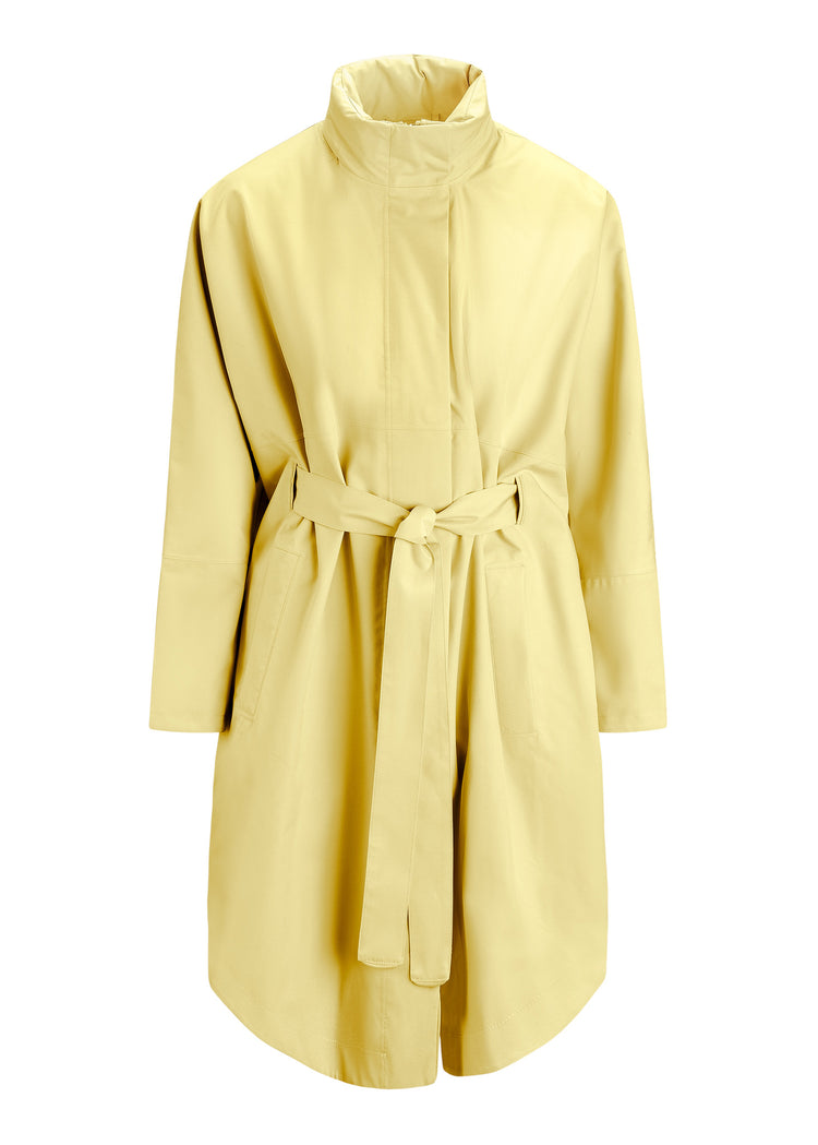 BRGN Bris Poncho Coats 120 Pale Banana