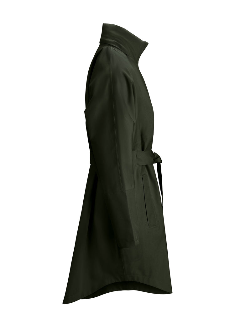 BRGN Bris Poncho Coats 880 Rosin Dark Green