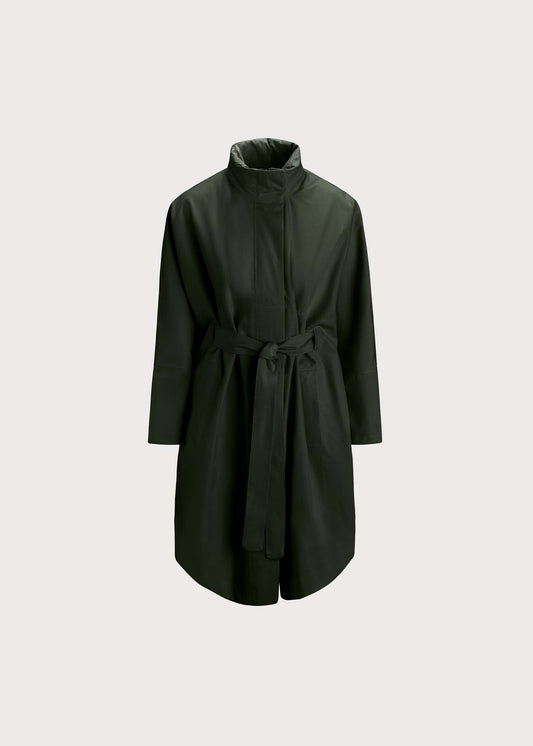 BRGN Bris Poncho Coats 880 Rosin Dark Green