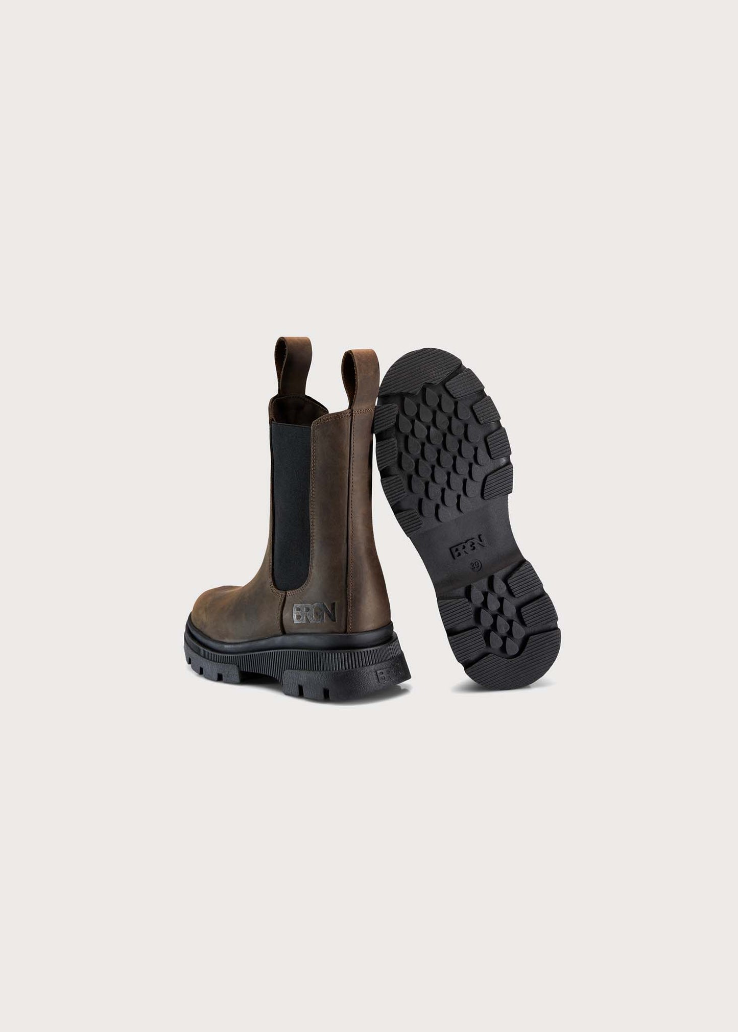 BRGN Chelsea Boot Shoes 185 Brown