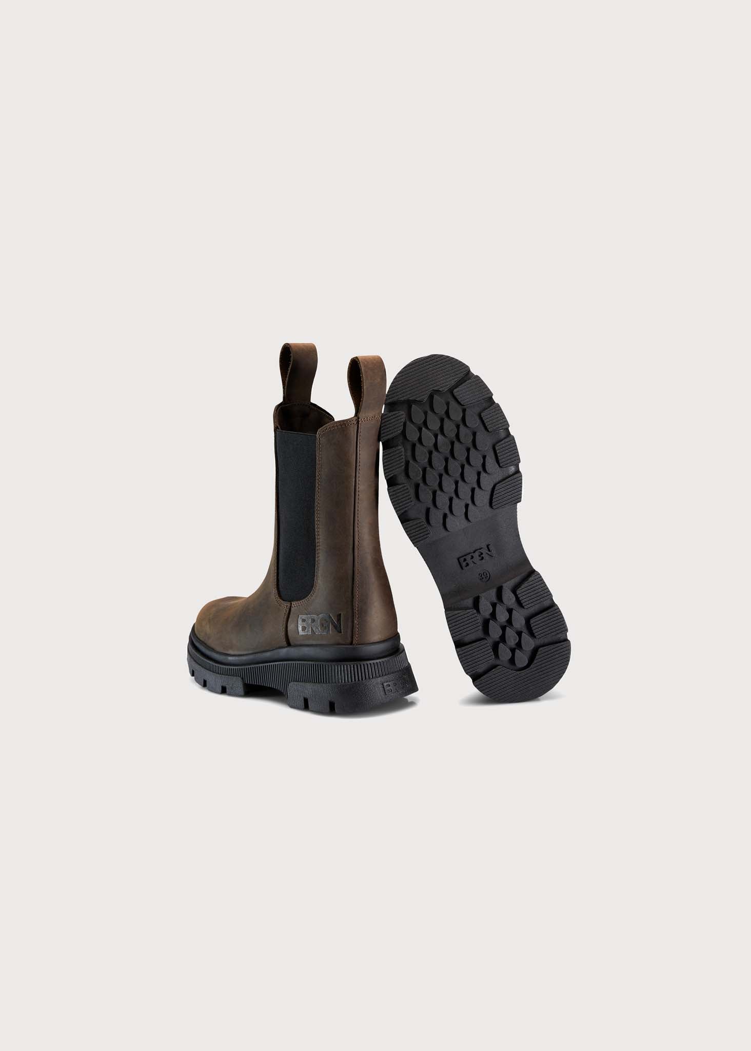 BRGN Chelsea Boot Shoes 185 Brown