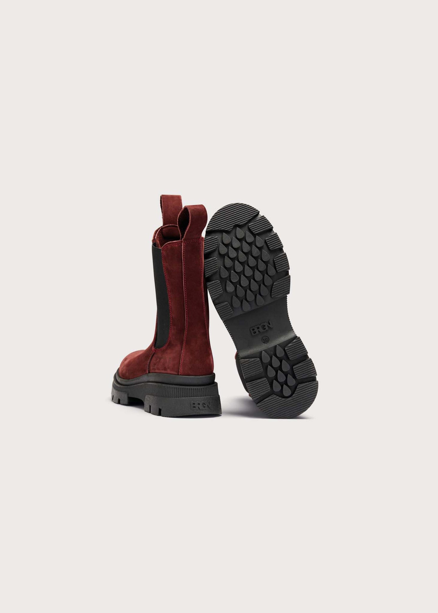 BRGN Chelsea Boot Shoes 475 Wine Red