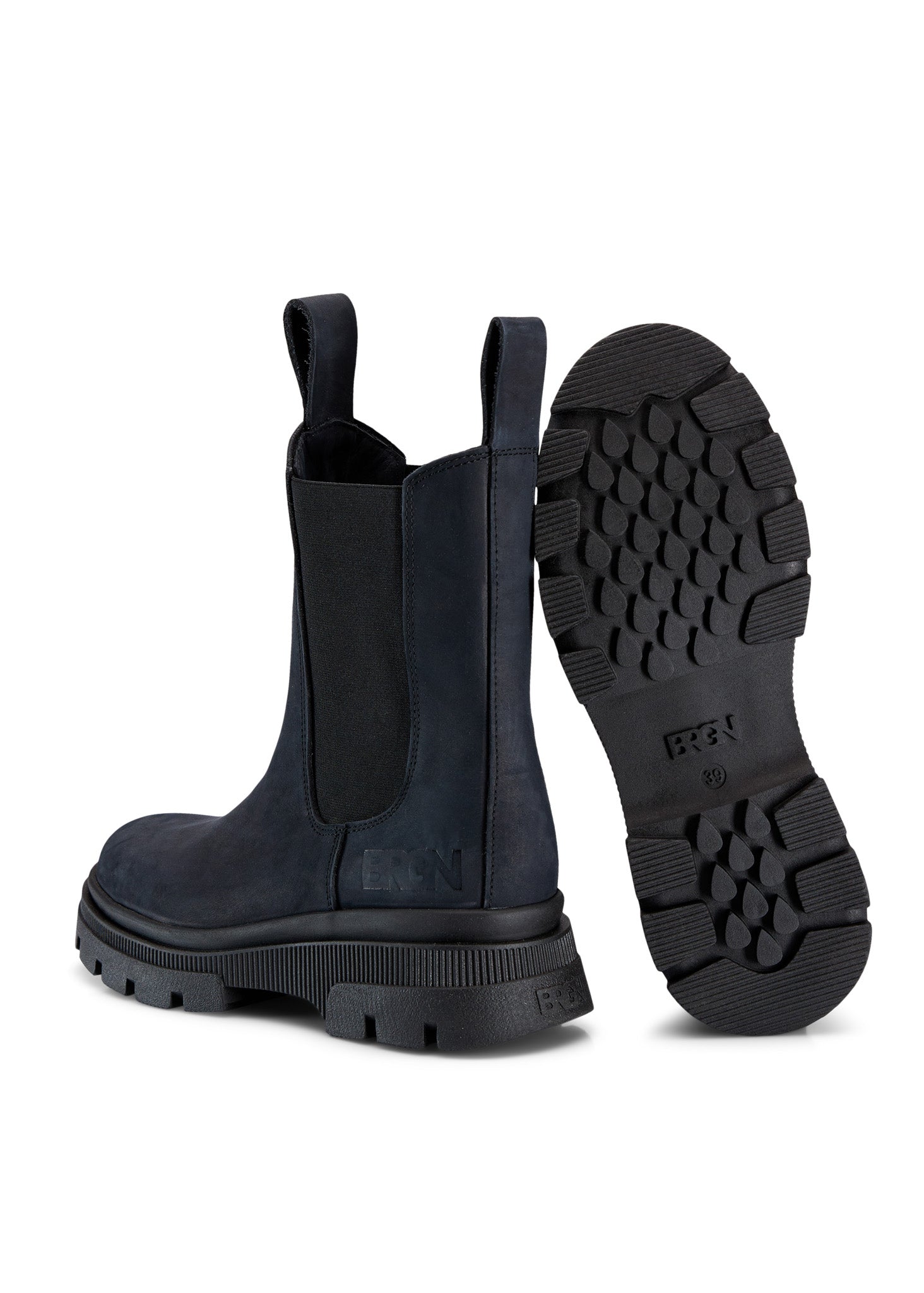 BRGN Chelsea Boot Shoes 795 Dark Navy