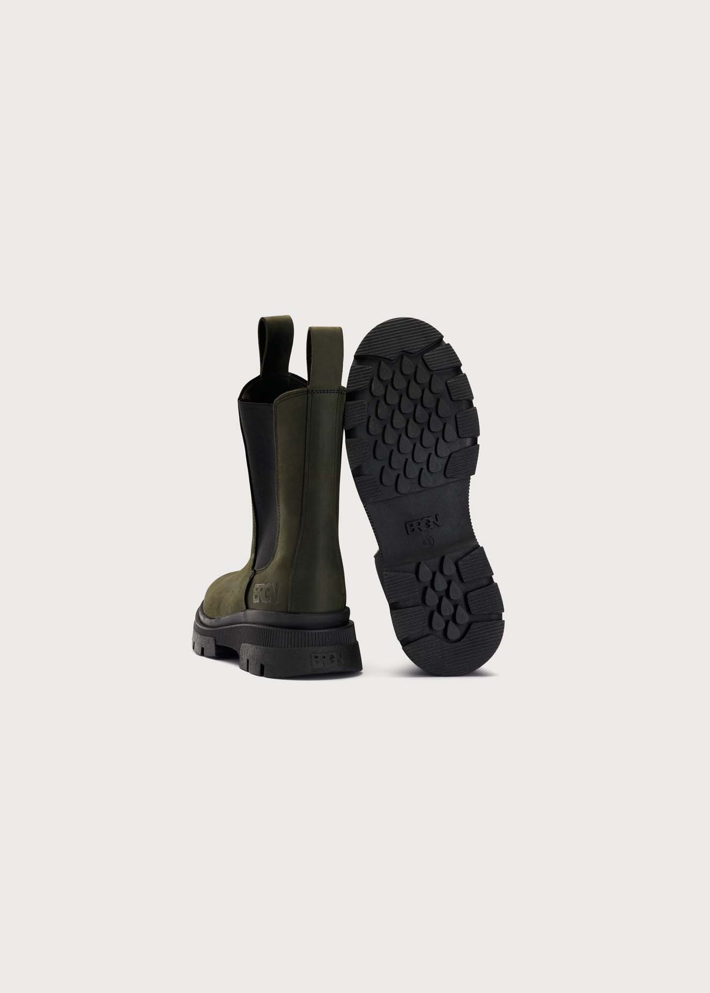 BRGN Chelsea Boot Shoes 880 Rosin Dark Green