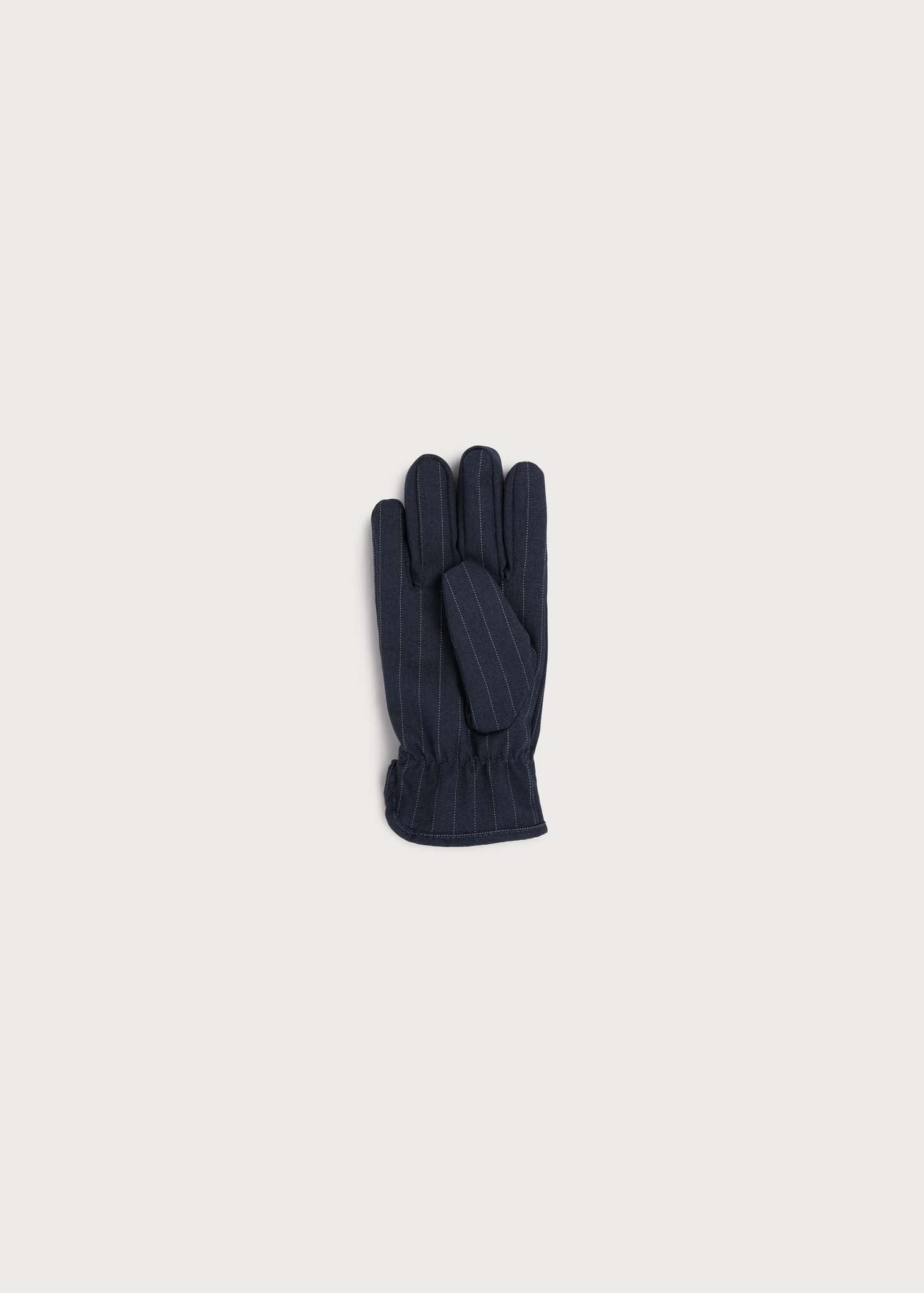 BRGN Gloves Accessories 790 Navy Pinstripe