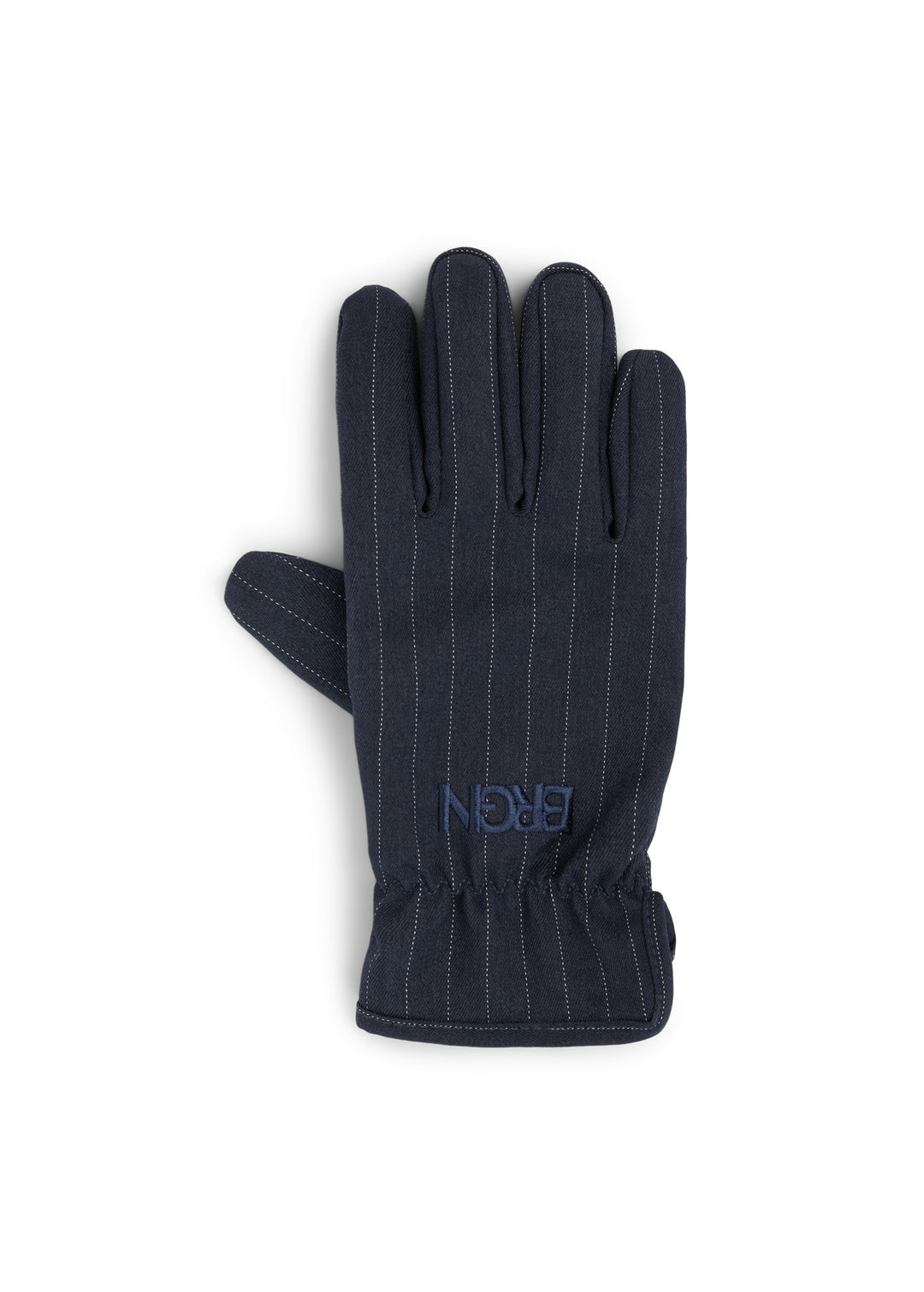 BRGN Gloves Accessories 790 Navy Pinstripe