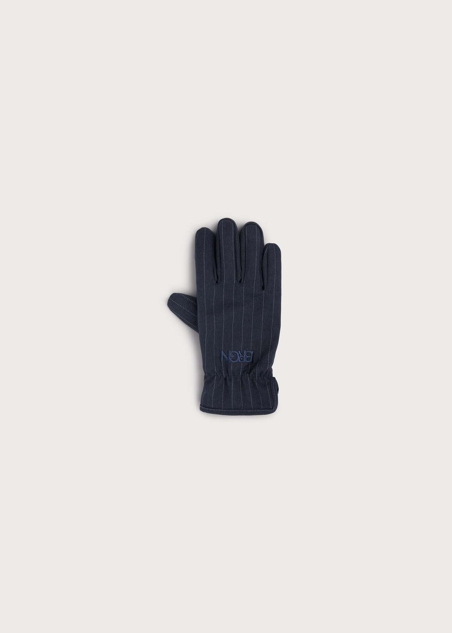 BRGN Gloves Accessories 790 Navy Pinstripe