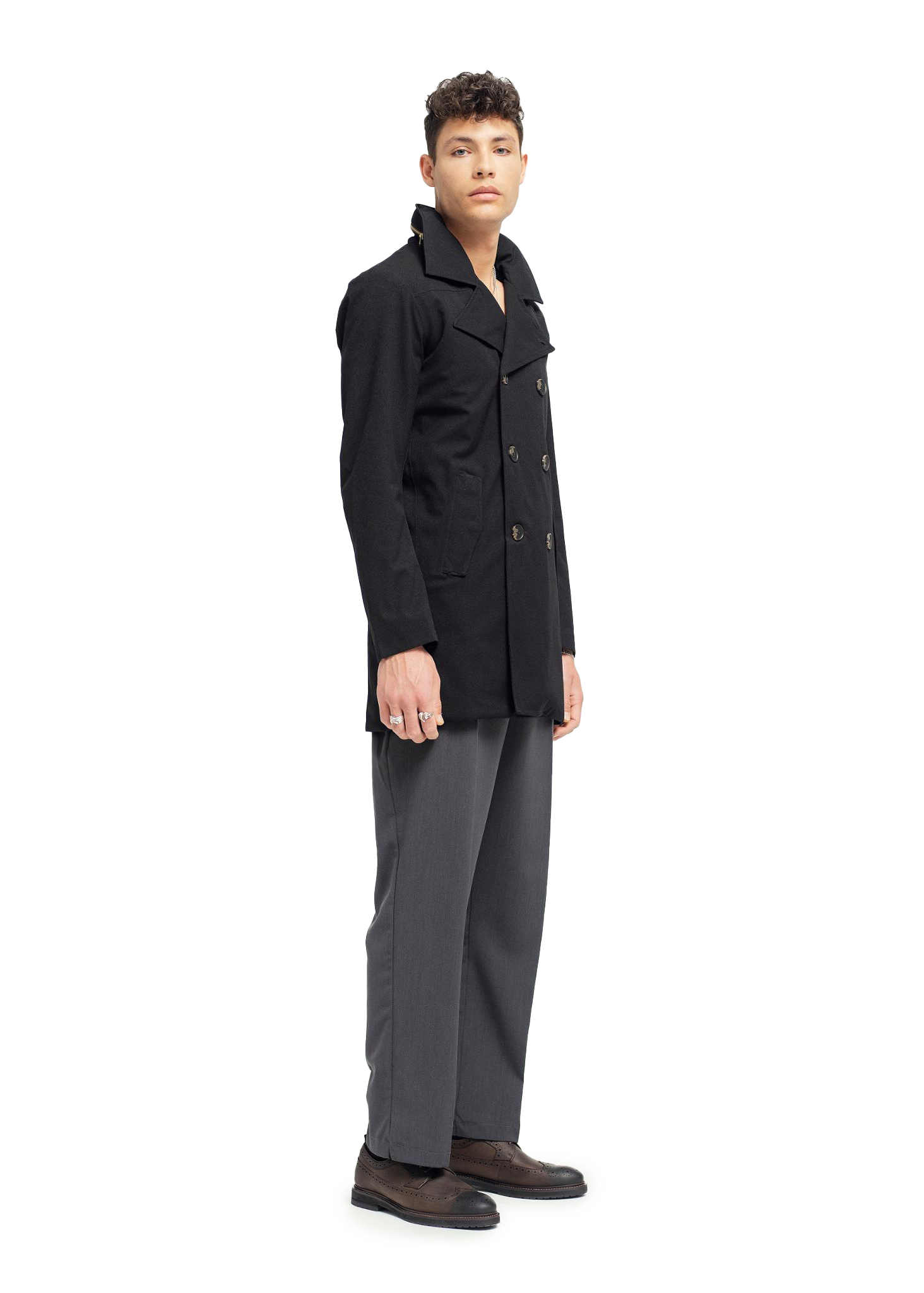BRGN by Lunde & Gaundal Hagl Coat Coats 095 New Black