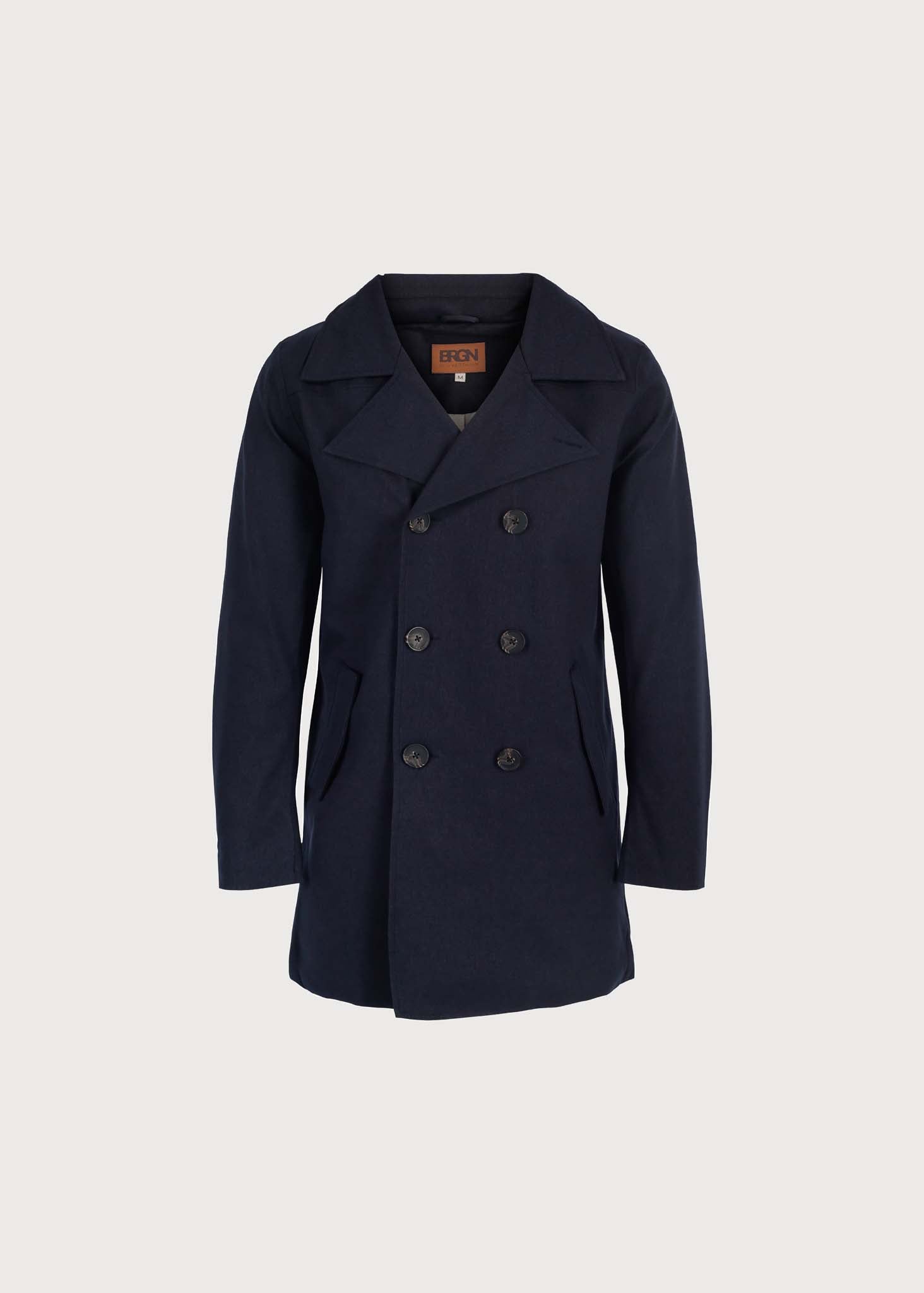 BRGN Hagl Coat Coats 795 Dark Navy