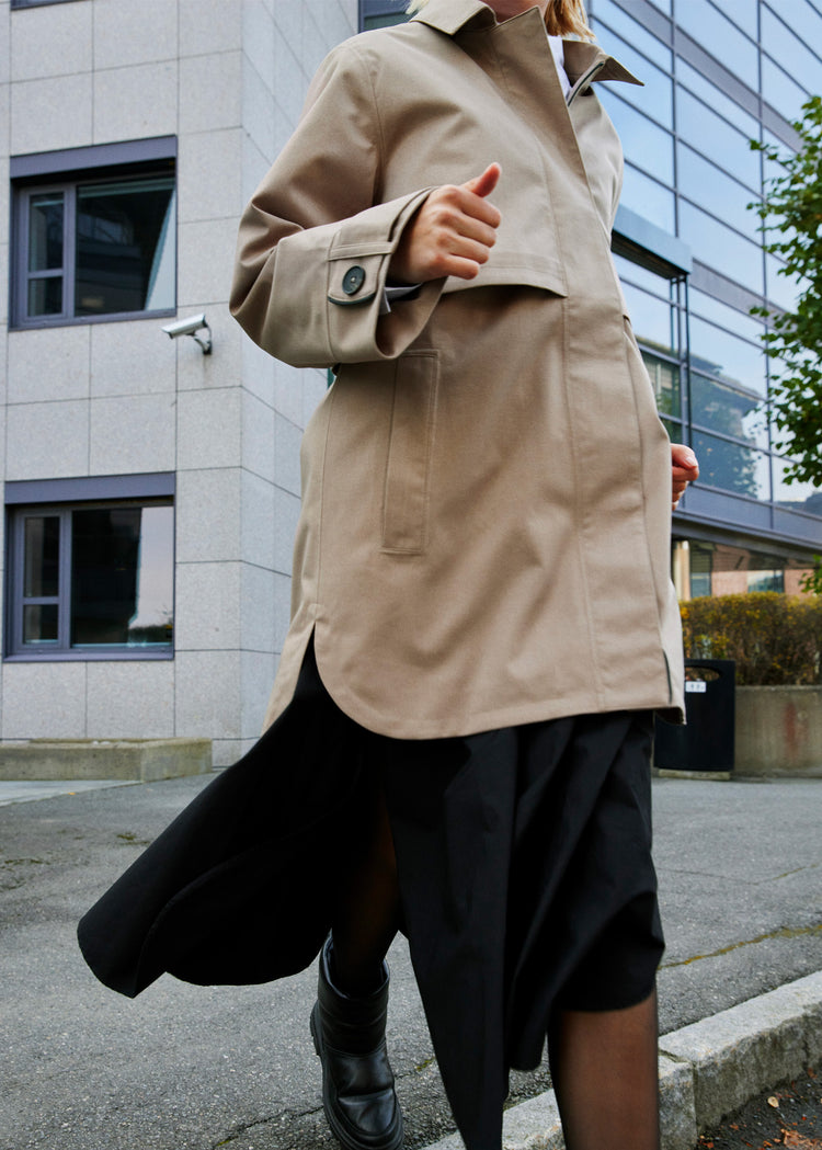 BRGN Havbris Coat Coats 141 Taupe