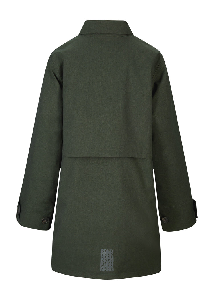 BRGN Havbris Coat Coats 880 Rosin Dark Green