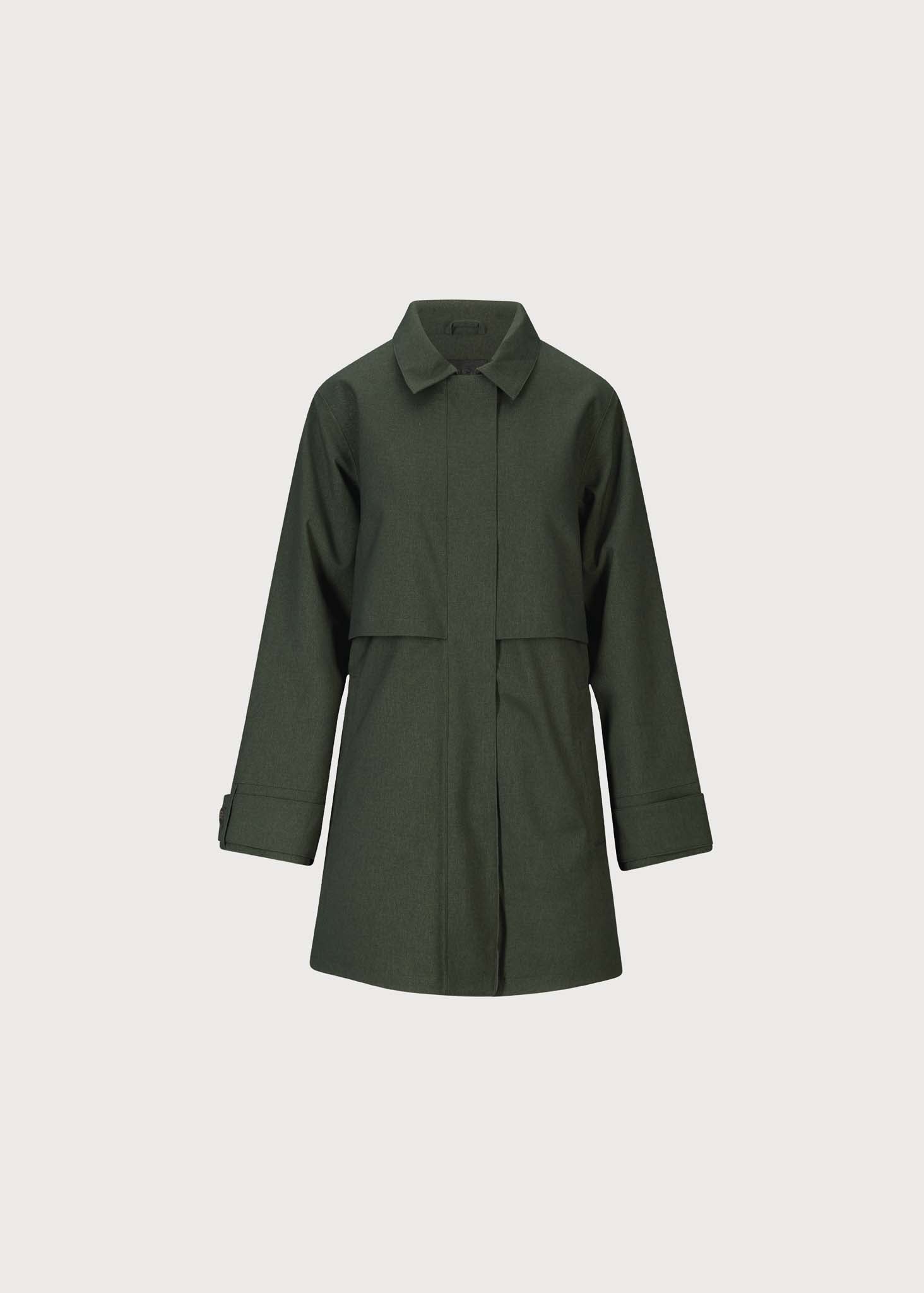 BRGN Havbris Coat Coats 880 Rosin Dark Green