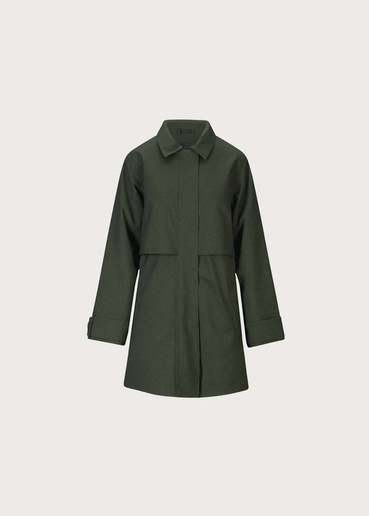 BRGN Havbris Coat Coats 880 Rosin Dark Green