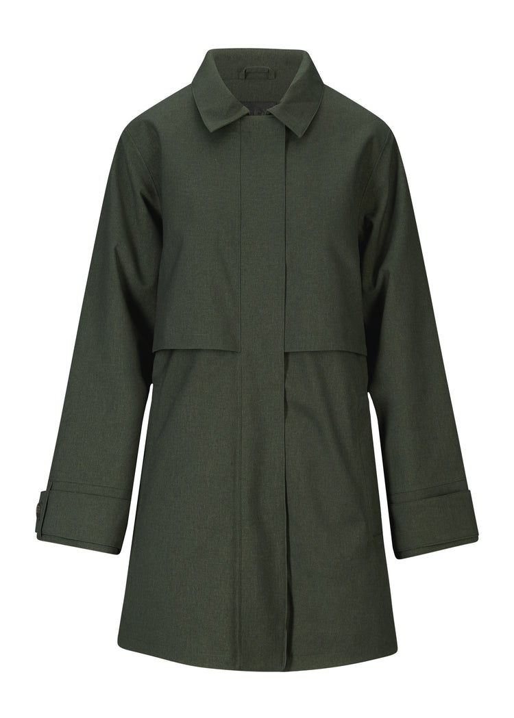 BRGN Havbris Coat Coats 880 Rosin Dark Green