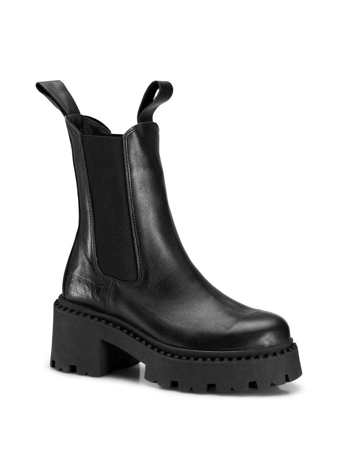 BRGN by Lunde & Gaundal Heel Chelsea Boot Shoes 095 New Black