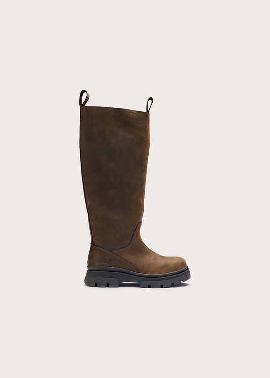 BRGN High Leather Boots Shoes 185 Brown