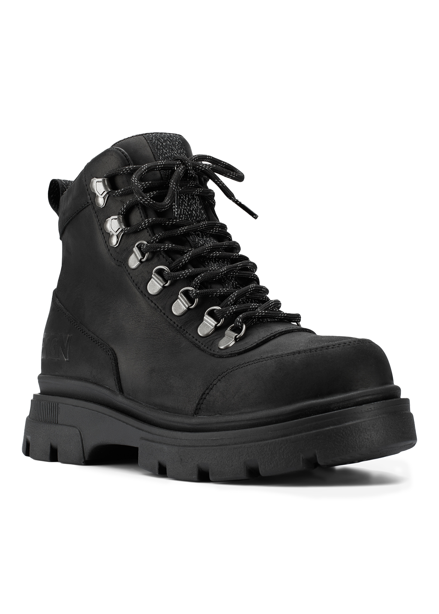 BRGN Hiking Boots Shoes 095 New Black