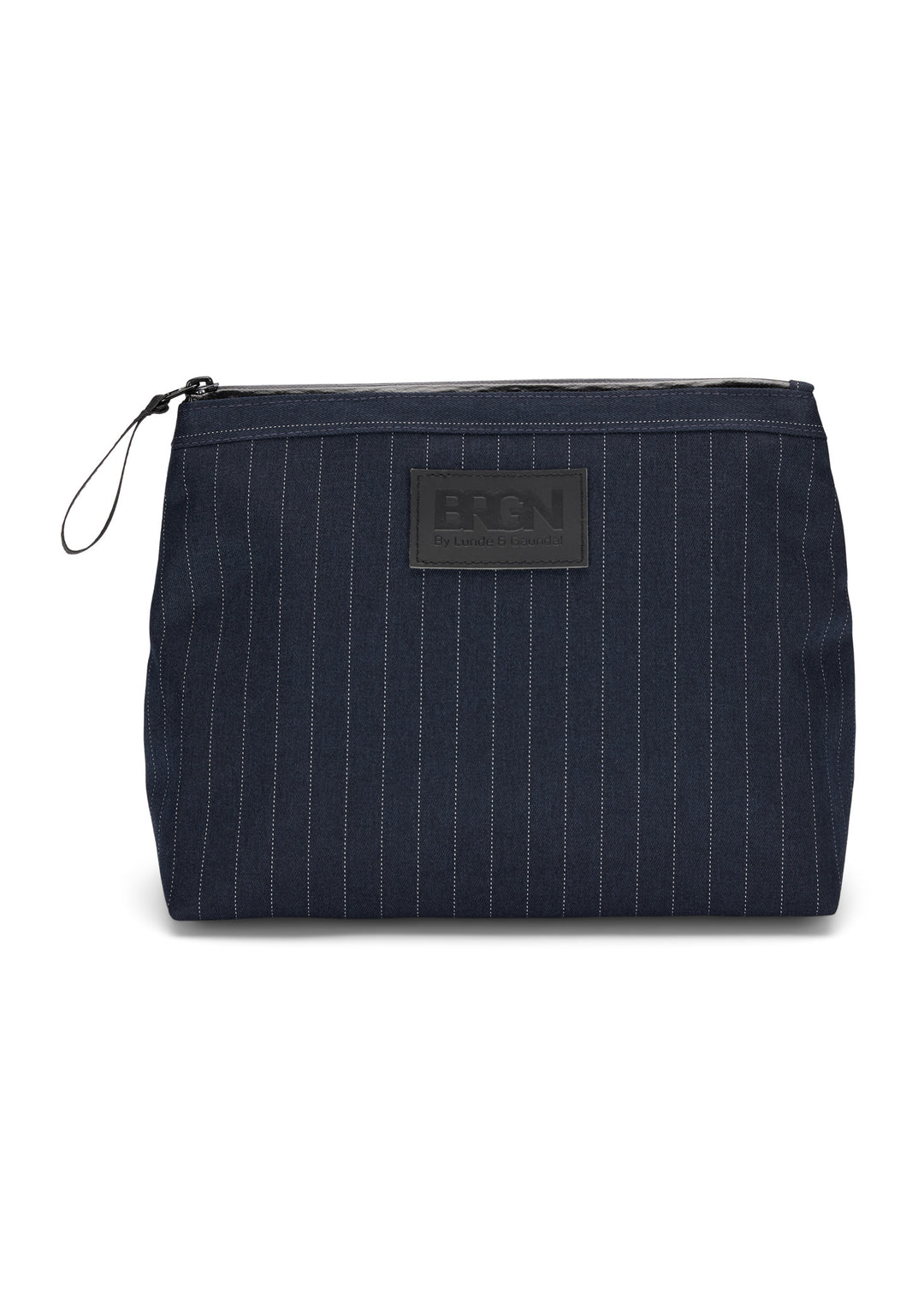 BRGN Large Pouch Accessories 790 Navy Pinstripe