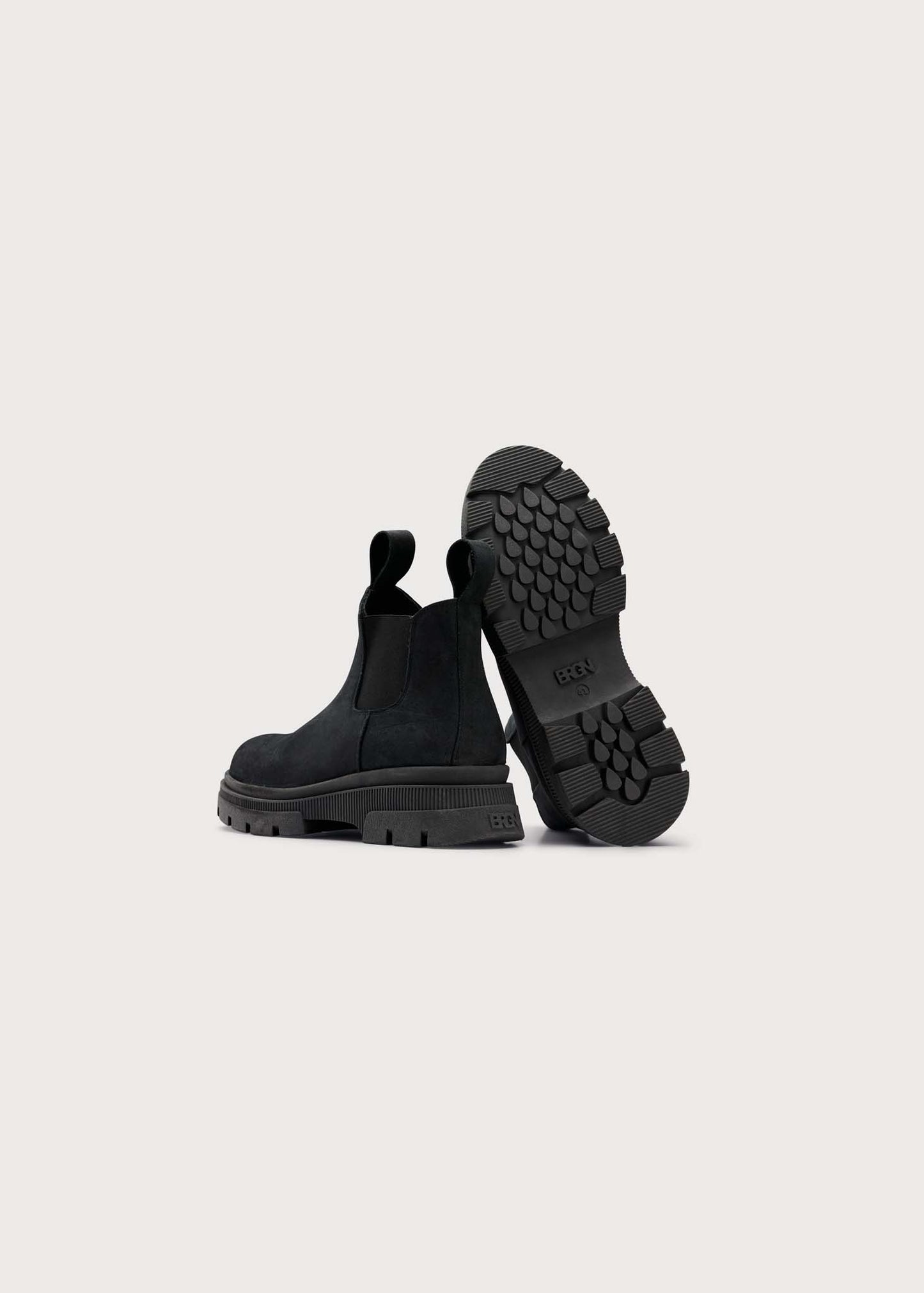 BRGN Low Chelsea Boot Shoes 095 New Black