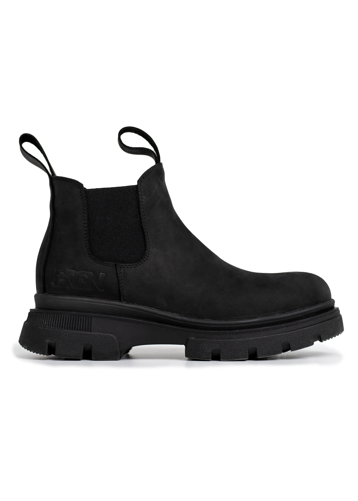BRGN Low Chelsea Boot Shoes 095 New Black