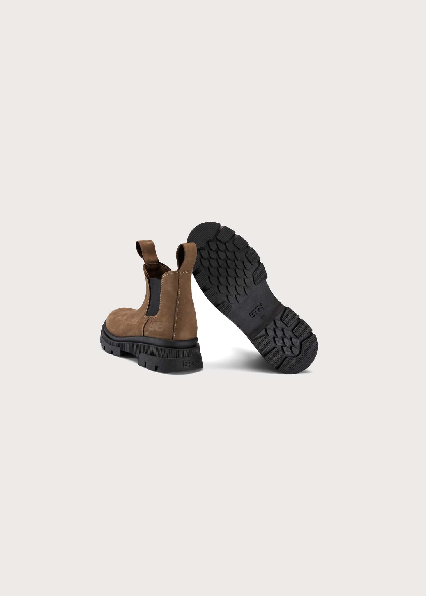 BRGN Low Chelsea Boot Shoes 145 Camel