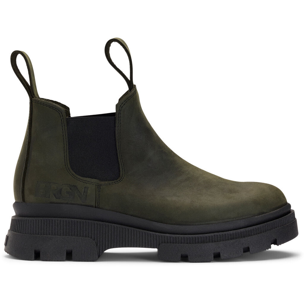 BRGN Low Chelsea Boot Shoes 880 Rosin Dark Green