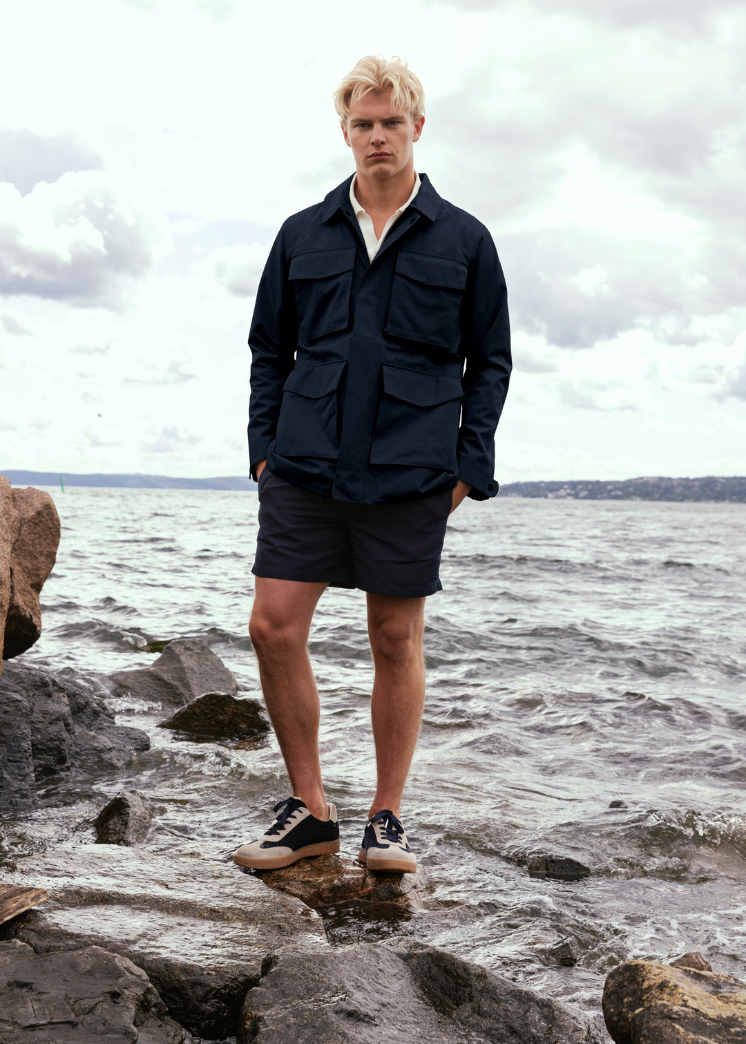 BRGN Måneskinn Jacket Coats 795 Dark Navy