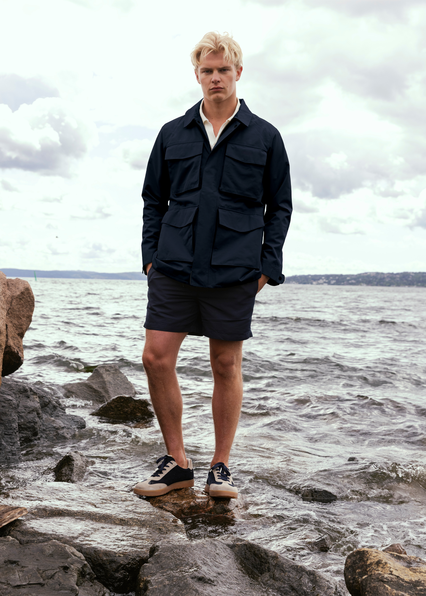 BRGN Måneskinn Jacket Coats 795 Dark Navy